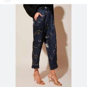 Tucker Julia Pant Legacy Lace in Silk Stretch Charmeuse size M